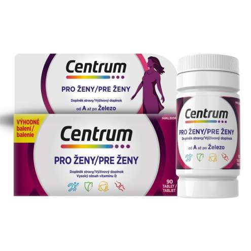 CENTRUM pro ženy - Мультивитаминный комплекс для женщин, 90 таб.